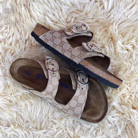 gucci birkenstock sandals|gucci snakeskin sandals.